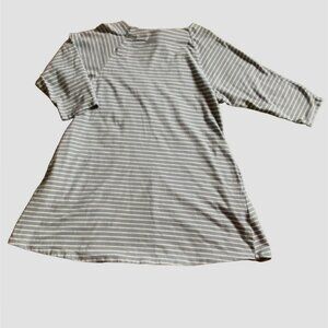 Umgee USA Womens Striped Mini Dress W/Back Cut Out-Blue-Size S-GUC